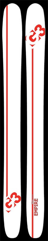G3 Empire (2013) Anyone who remembers the Reverend knows that G3 makes good skis. Still, we were blown away by the power and versatility of the Empire, a unanimous…