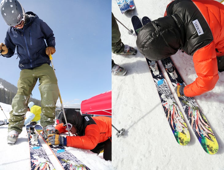 Gearing up Tester Andrew McWilliams gets ready to try out Lib Tech's 2012-13 Fully Functional Five
