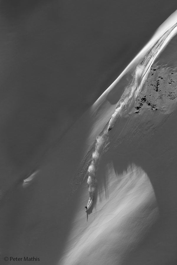 Hugo Harrisson and Sascha Schmid at Lauterbrunnen, Switzerland. Photographer: Peter Mathis.