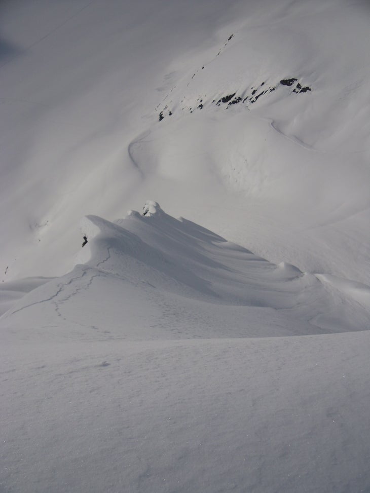 Spine Haven Skiing in Alaska means skiing spines. Lots of them. Looks like Ligare found plenty while he was there.