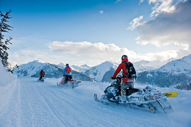 Back to the Trailhead Check the video here.Caption: Exhausted, Eric Pollard, Andy Mahre, and Christian Siriani coax the steeds back to the barn for the night. Photo: Alex…