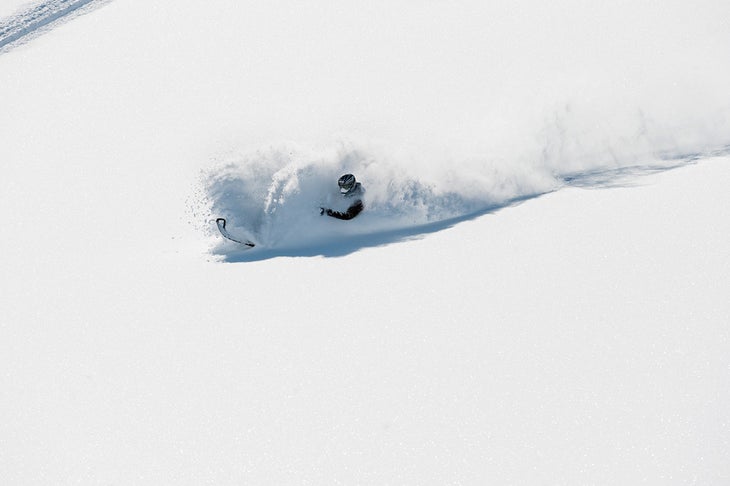 Face Shots Check the video here.Caption: Eric Pollard on his machine. “Sledding in deep snow rivals powder skiing,” says O’Brien. “On days like this it’s hard…