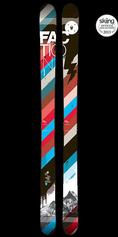 Faction 3.Zero MSRP: $829.00 Tip/Waist/Tail: 142-112-132 Lengths: 167, 175, 183, 191Like many other powder-oriented freeride boards, the 3.Zero blends underfoot…