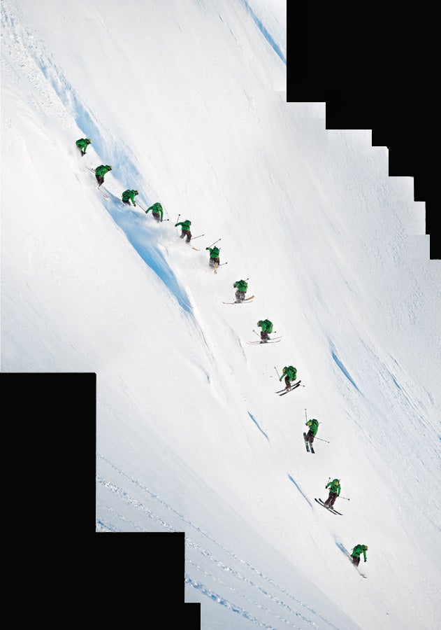 How to Ski with Style Check the video here.Caption: “The rest of the crew was so tired they had already headed home,” says O’Brien. “Andy quickly got this shot and we…