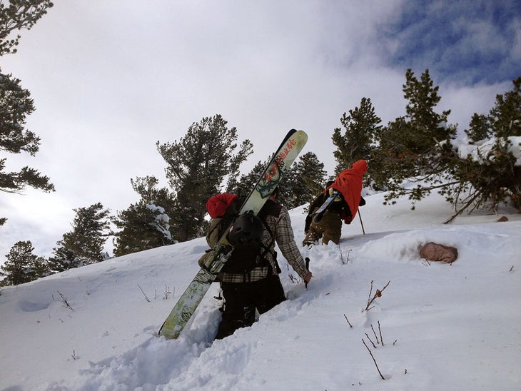 October Hiking On the weekend of October 28th, Powder mountain reported 42”. That was more than enough to convince Julian Carr, Parker Cook and Andy Harman to go…