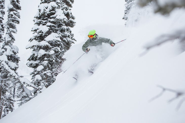 Kalen Thorien Alta’s Kalen Thorien is all smiles. Thorien knows all of the nooks and crannies at her home mountain and is super stoked on skiing: two attributes…