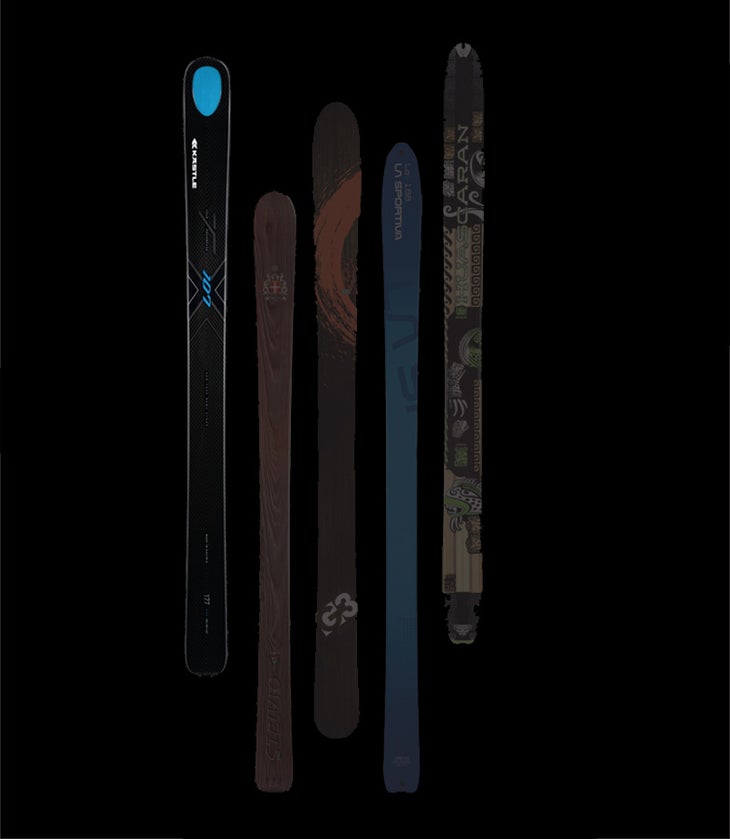 KÄstle TX 107 Want a wide ski that won't wreck your hip flexors on a full day of touring? The TX107 uses a lightweight Karuba wood core and a cap construction to…