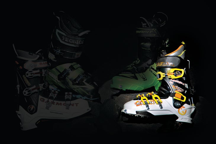 Scarpa Maestrale RS Last Width: 101 mm | $6993,140 grams Per Pair (size 27)This season, Scarpa took its immensely popular Maestrale boot, built it with polyamide instead…