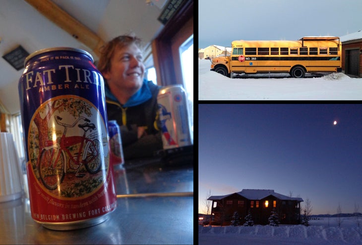Accommodations Upon arriving, we were greeted with excellent hospitality, a warm condo, cold beers, and an adventure bus to host our shenanigans. The old school bus…