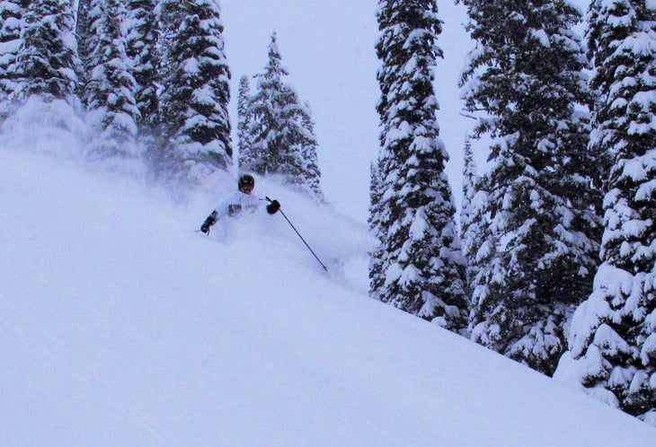 Fernie, BC Photographer: Robin Siggers Skier: Patrick MajerStorm Totals: 35