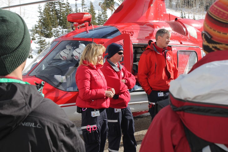 Helicopter Training Part of getting into the backcountry is knowing how to get out, even if it's not how you came in. Attendees learned the best way to get ahold of…