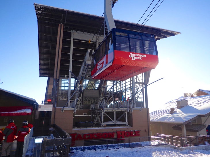 Tram to Heaven The Tram at Jackson Hole is a must. A short ride carries skiers up more than 4000 vertical feet to gorgeous views and amazing terrain.