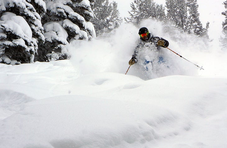 Alta, Utah After a solid week of skiing, a sleeper storm hit Alta yesterday dropping eight inches in 12 hours.Skier: Matt BaydalaPhoto: Joe Johnson
