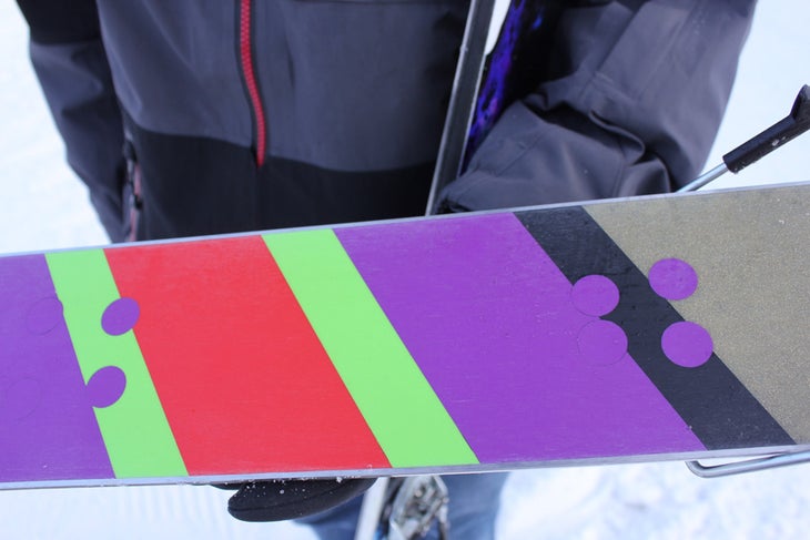 Binding Mounting Tabke's skis feature t-nuts planted through the bases for extra security. Similar to a snowboard, these inserts keep bindings from being pulled out,…