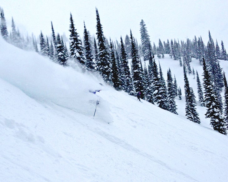 Fernie, BC Proof that it's also snowing hard in Canada. Fernie received over two feet last week. Photo: Dave Flemming