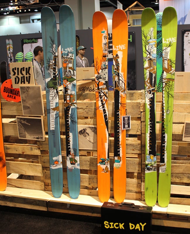 Line Sick Day The Sick Day series is Line's answer to the blossoming popularity of lightweight non-metal directional freeride skis. They're graced with awesome…