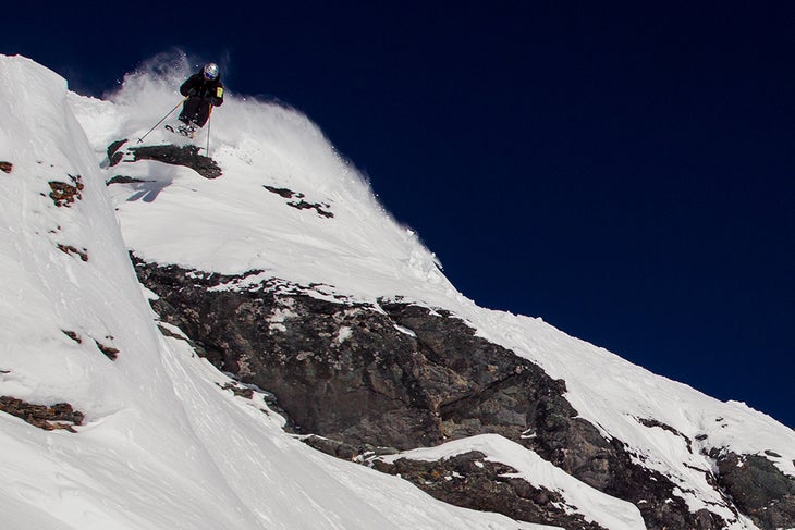 Air Time Herb Manning demonstrates how a proper tuck can keep you from looking like a goon when you hit a cliff.