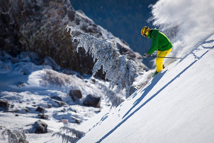 Alpine Meadows A storm dumped about 14 inches at Alpine Meadows in the Tahoe area. The goods are good.