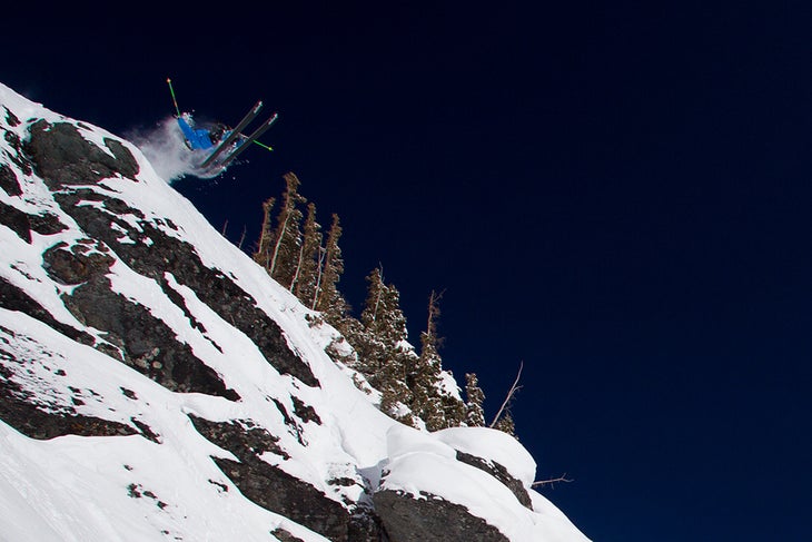 Day Two Pops Blue Eight fresh overnight rounded the 5-day storm total out to 40 inches. Some of the crew from Wagner Custom Skis offered to take us on the grand tour…