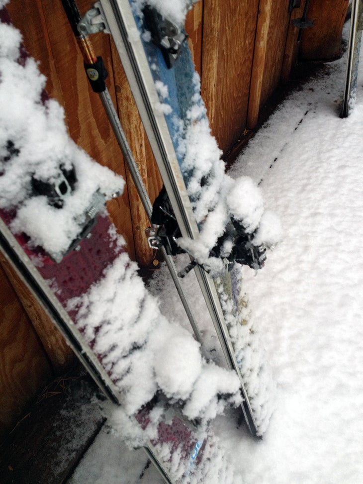 It just kept falling... More snow at the Lost Trail Lodge.