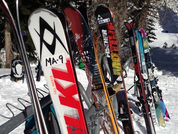 Skis Ready to Test Ski testers never rest, but skis do.