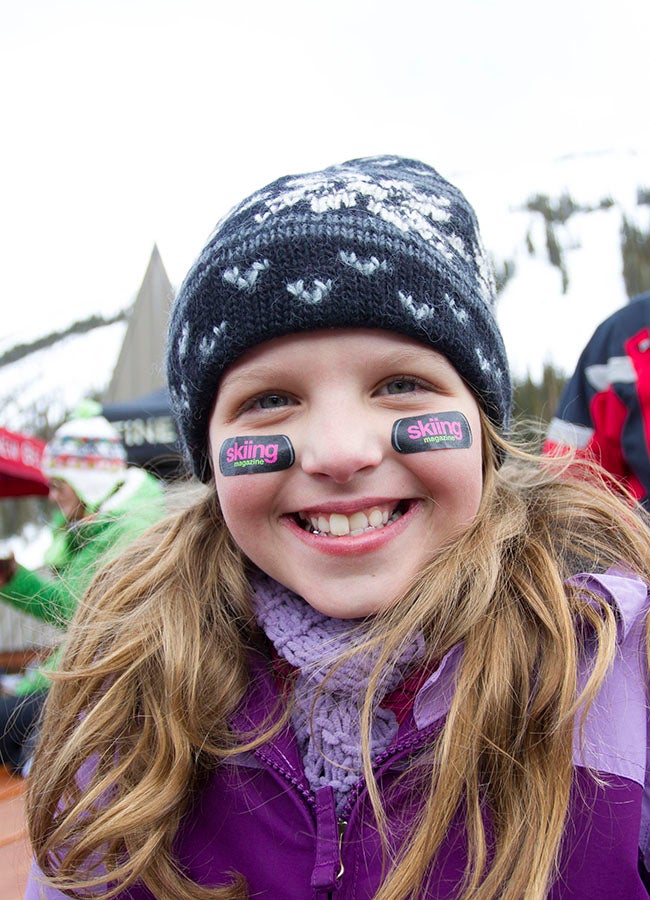 Eye Blacks Are In Skiing eye blacks make for a hip and happy crew.