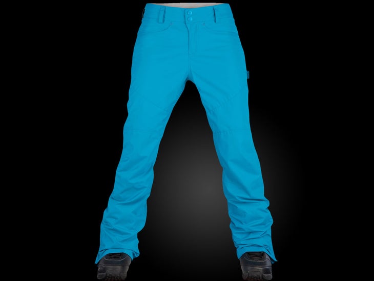 Dakine Women's Britt Key Features: - Waterproof/breathable - Fabric loops for attaching powder skirt - Zippered lower leg gussets - Inner leg vents with mesh - Boot…