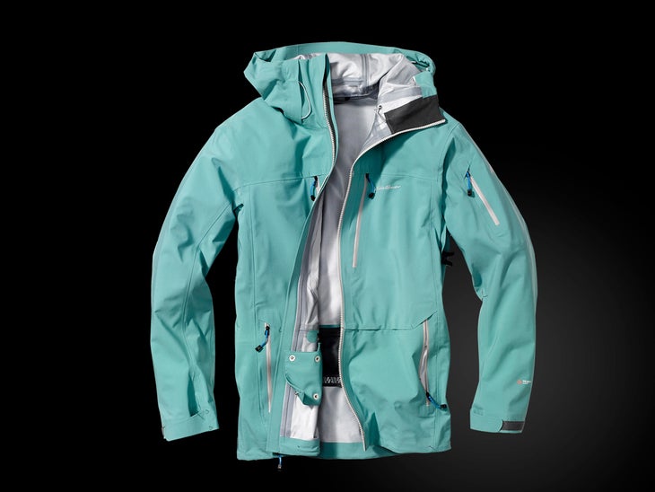 Eddie Bauer Men's Neoteric Shell Key Features: - Polartec Neoshell (waterproof/breathable) - Soft-stretch woven lining - Removable powder skirt - Pit zips - Media pocket with…