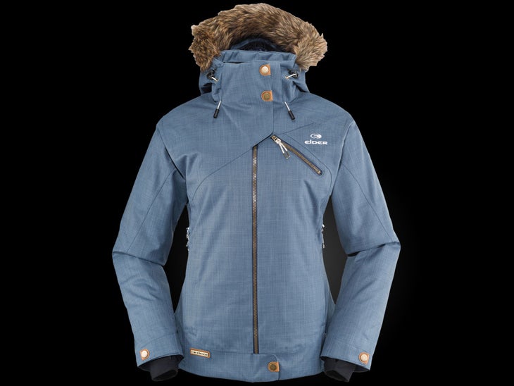 Eider Women’s Kesington Key Features: - Down and synthetic insulation mix - Removable hood - Pit zips - Removable snow skirt - Adjustable hem MSRP: $379