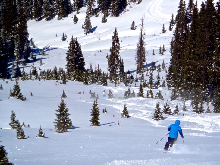 Ending Note Conditions held up throughout the day, and there was still ample powder to be found as the clock neared 2:30.