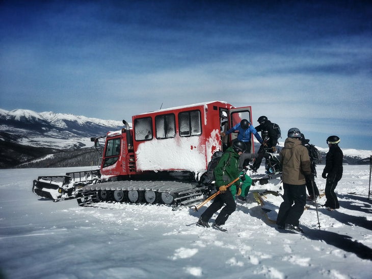 Everybody Out The cat empties out at the top of Independence Bowl. Photo: Dustin Farrenkopf