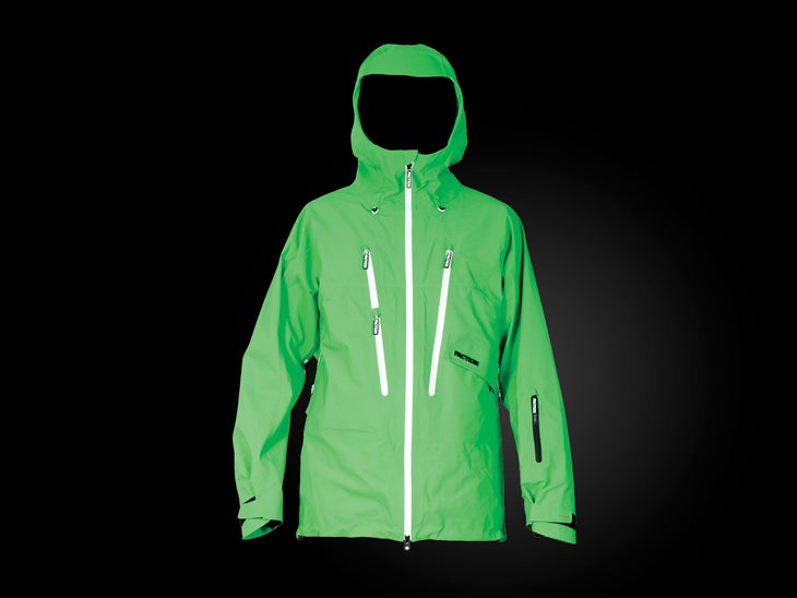 Faction Men's Darwin Key Features: - Recco reflector - Lycra wrist gaiters - Helmet-compatible hood - Interior headphone eyelet - waterproof/breathable MSRP: $689