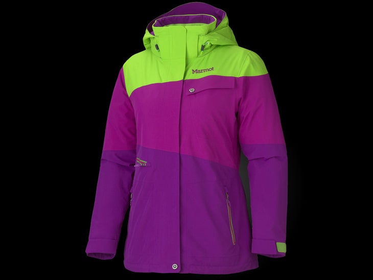 Marmont Women’s Moonshot Key Features: - Zip-off storm hood with laminated brim - Pit zips - Zip-off powder skirt - Goggle pocket - Waterproof/breathable MSRP: $290
