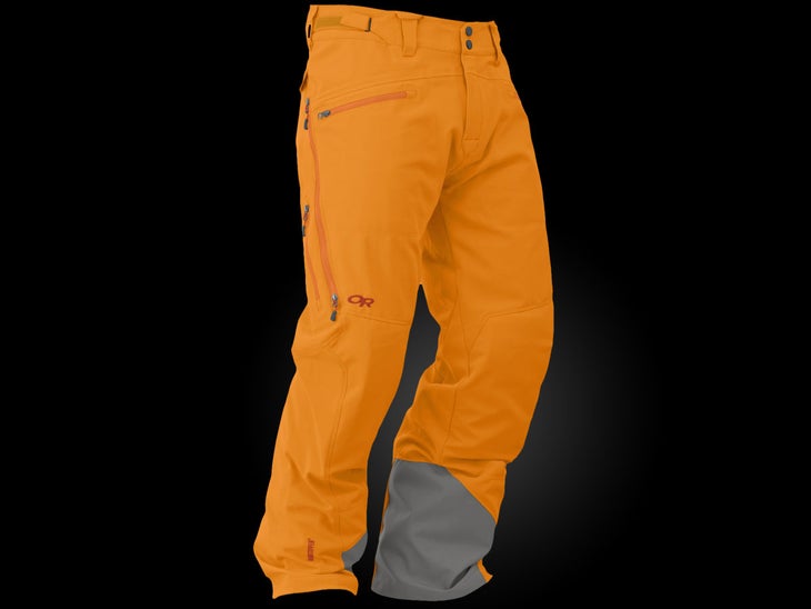 Outdoor Research Men’s Valhalla Key Features: - Attachment point for suspenders - Two thigh and two front pockets - Removable knee pads - Articulated knees - Beacon-retention clip…
