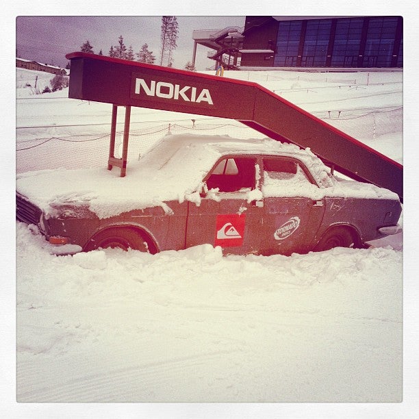 @pakhomov The only car in the parking lot that doubles as a park feature.