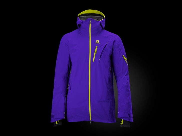 Salomon Quest Motion Fit Key Features: - Removable powder skirt - Inner stash pocket - Recco reflector - Lycra cuff with thumb loop - Helmet-compatible hood MSRP: $450