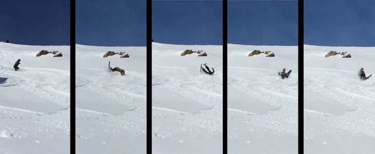 Show Off The claim: Showing off front flip skills for the camera. The truth: Nice save!