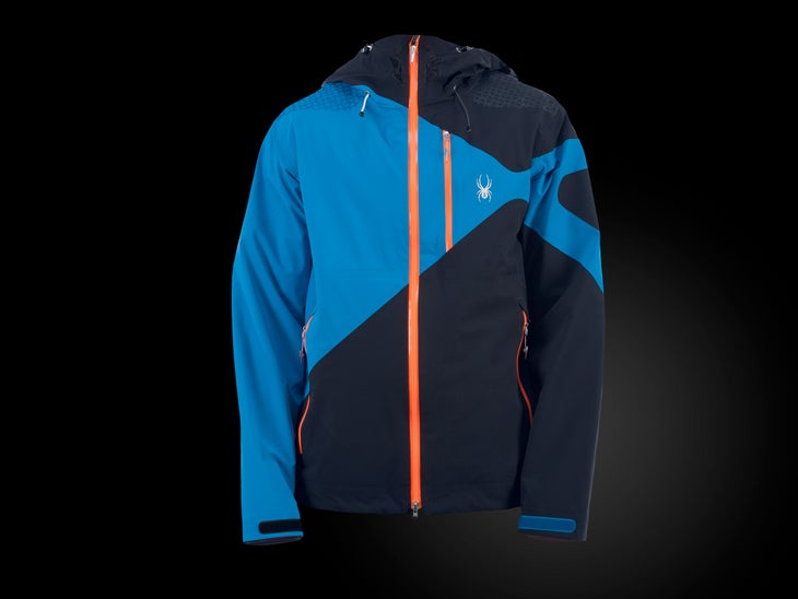 Spyder Eiger Shell Key Features:- Stretch fabric- Abrasion-resistant shoulders- Helmet-compatible hood- Removable powder skirt- Pit zipsMSRP: $500How about some pants…