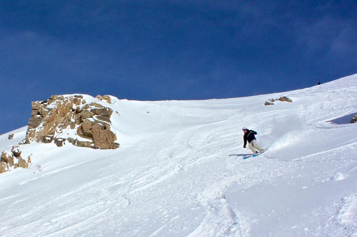 Turns for Days Fresh snow was abundant throughout the day due to wind loading and sheer size of the skiable terrain.