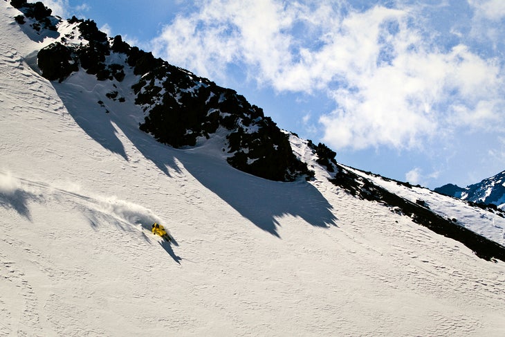 Wide Open Big terrain and excellent conditions allow skiers at Valle Nevado to open it up.