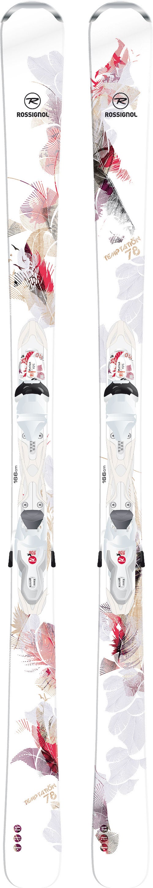 ROSSIGNOL Temptation スキー 板　ブーツセット ROSSIGNOL Temptation スキー 板 ブーツセット ROSSIGNOL 【スキー福袋