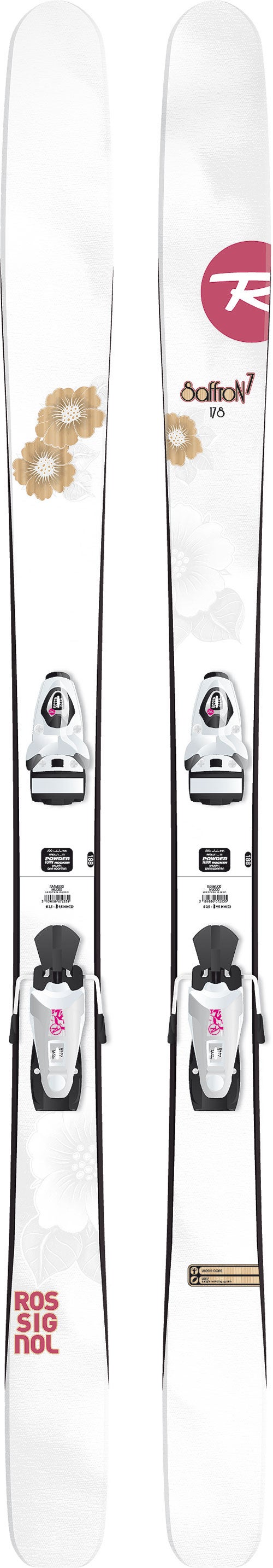 Rossignol アルペンスキーセット 花柄中古品 Rossignol アルペンスキーセット 花柄中古品