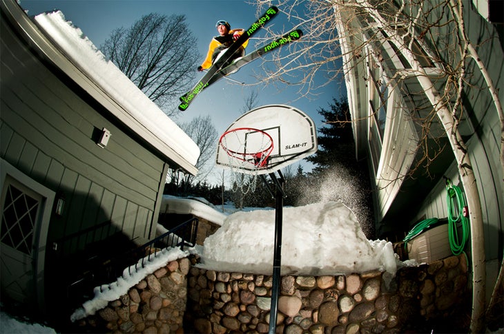 Hoop Dream Don't miss the Skiing Magazine Photo Annual on news stands soon. Subscribe here.Casey Baskins is resourceful. After building a jump and shoveling the…