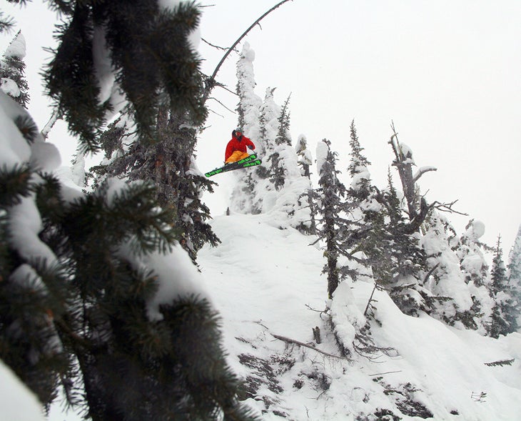 Local Expert When in unfamiliar terrain, it's helpful to find a local who skis like this to show you around. Here Whitefish local Josiah Hughes shows the crew the…