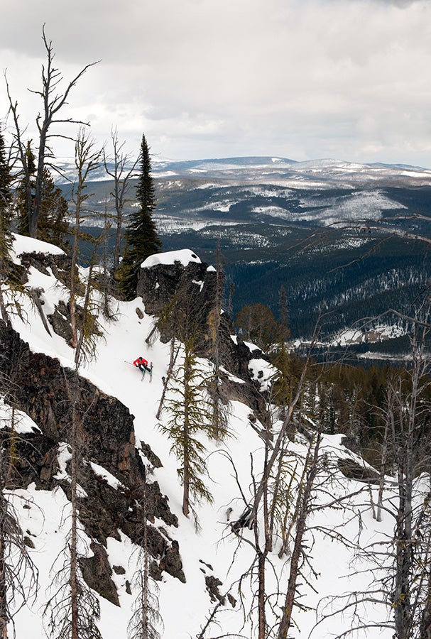 Lost Trail Brody Leven turns like his life depends on it on the steeps of Lost Trail.Watch the Storm Cycles video.