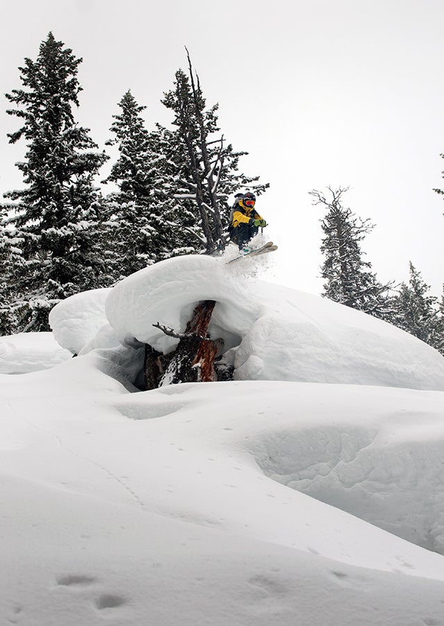 Pillow Virgin With pillows blanketing the Lolo Pass landscape, Brody Leven enjoyed hitting his first.