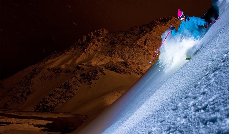 Southern Exposure Don't miss the Skiing Magazine Photo Annual on news stands soon. Subscribe here.Sitting around a Portillo Lodge dinner table with a crew of Salomon…