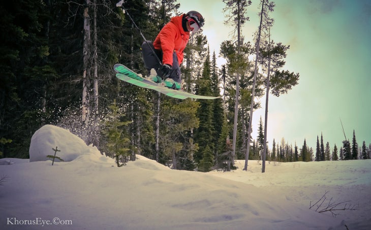 Stylin' Brody Leven plays along Blacktail’s boundary line.