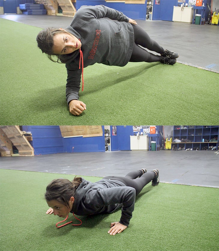 4. 30/5/30 Sean Special Hadley Hammer, Ski Workout, Side Plank with Push-UP