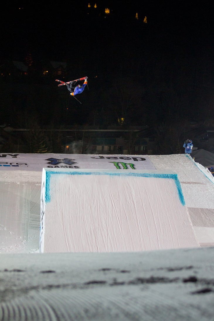 Gus Kenworthy Gus Kenworthy (USA) throws a switch double cork 1260 with a tail grab. Kenworthy made finals in all 3 skiing events with a 5th place finish in Big…